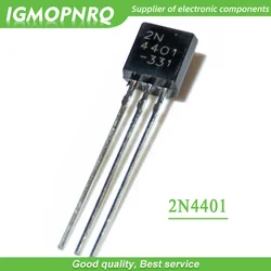 50pcs 2N4401 TO-92 Bipolar Transistors - BJT NPN Gen Pur SS new original