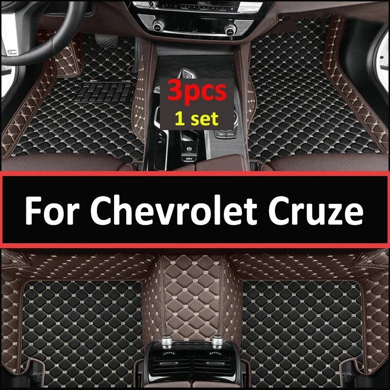 

LHD Car Floor Mats Custom Interior Styling Carpets For Chevrolet Cruze 2016 2015 2014 2013 2012 2011 2010 2009 2008 Accessories