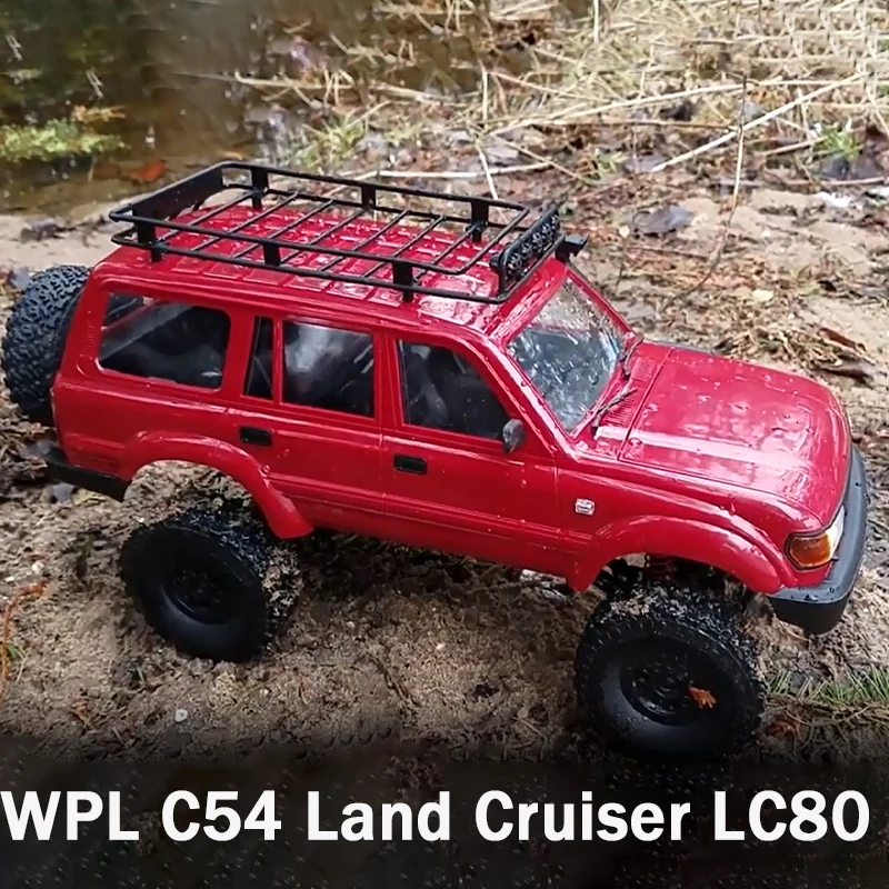 

Wpl C54 Land Cruiser Lc80, четырехколесный привод, дистанционное управление, внедорожник для взрослых, модифицированный Радиоуправляемый детский игрушечный автомобиль