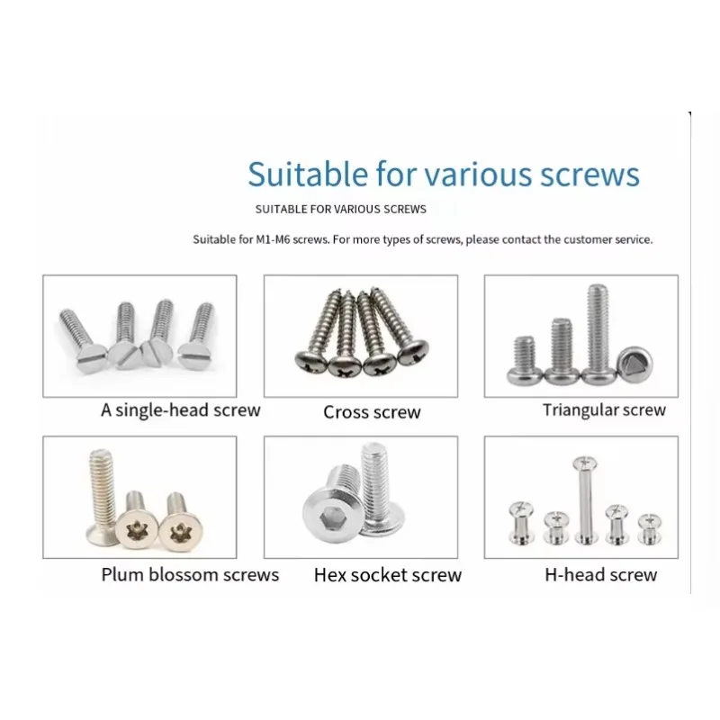 Compact Portable Electric Screwdriver Kit Servo Motor Bearing-1 Year Warranty Ergonomic Handle Design Automatic Manual Operation