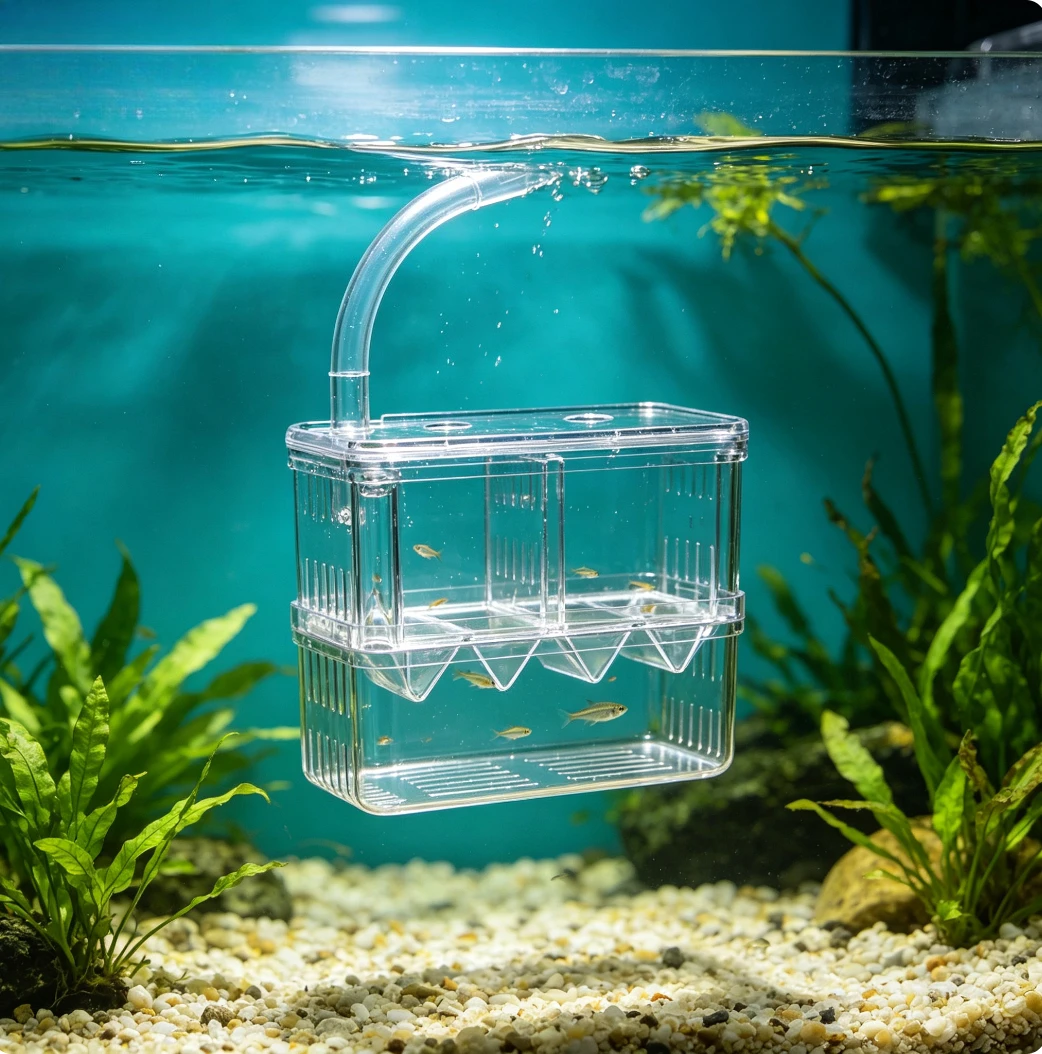 Juvenile Fish Incubator, Double-layer Isolation Box, Isolation Net Incubator, Female Fish Spawning and Reproduction