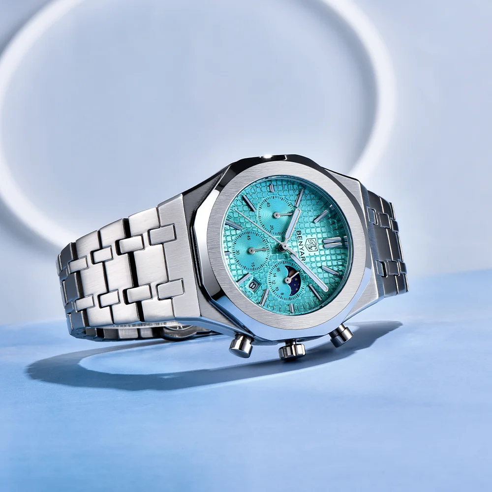 Relógio masculino de luxo BENY - Luxury Watch Level avaliação e preço