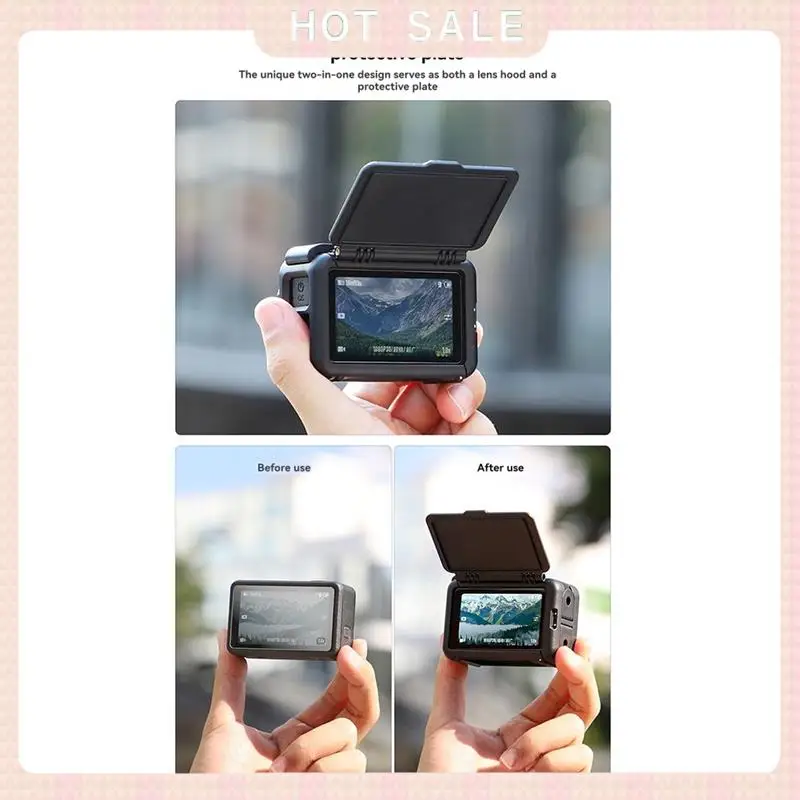 24-Hour Delivery Sunnylife Housing Case With Sunshade Anti Fall Protective 2 In1 Camera Frame Cage For DJI OSMO ACTION 5