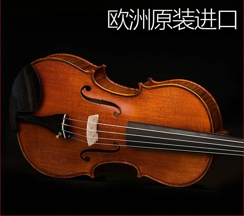 Viola solo profesional buatan tangan kelas atas impor Eropa (ukuran 406mm) 16-inci EUM4000