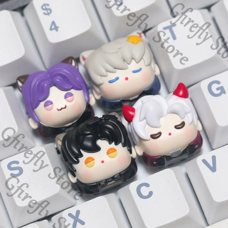 

Love and Deepspace Zayne Computer Key Cap Xavier Sylus Keycaps Cosplay Mechanical Keyboard Rafayel Adorable Ornaments