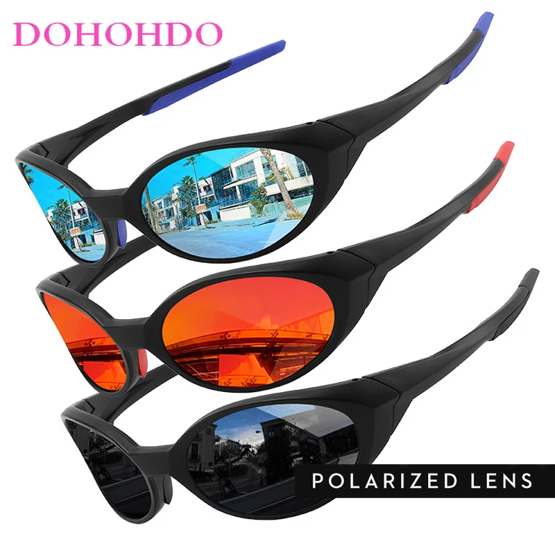 

Retro Brand Designer Outdoor Sports Polarized Goggles Men Women Small Frame Driving Cycling Anti-Glare Sunglasses Lentes UV400