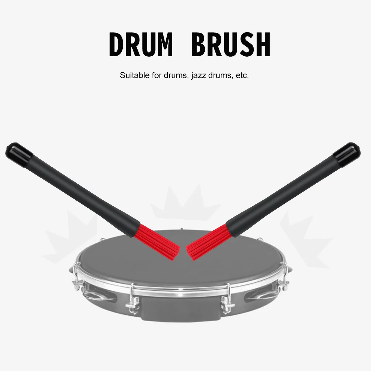 

Drumstick for High-Durability Nylon Tip Red Skid-Proof Percussion Instrument Drum Stick Accessories