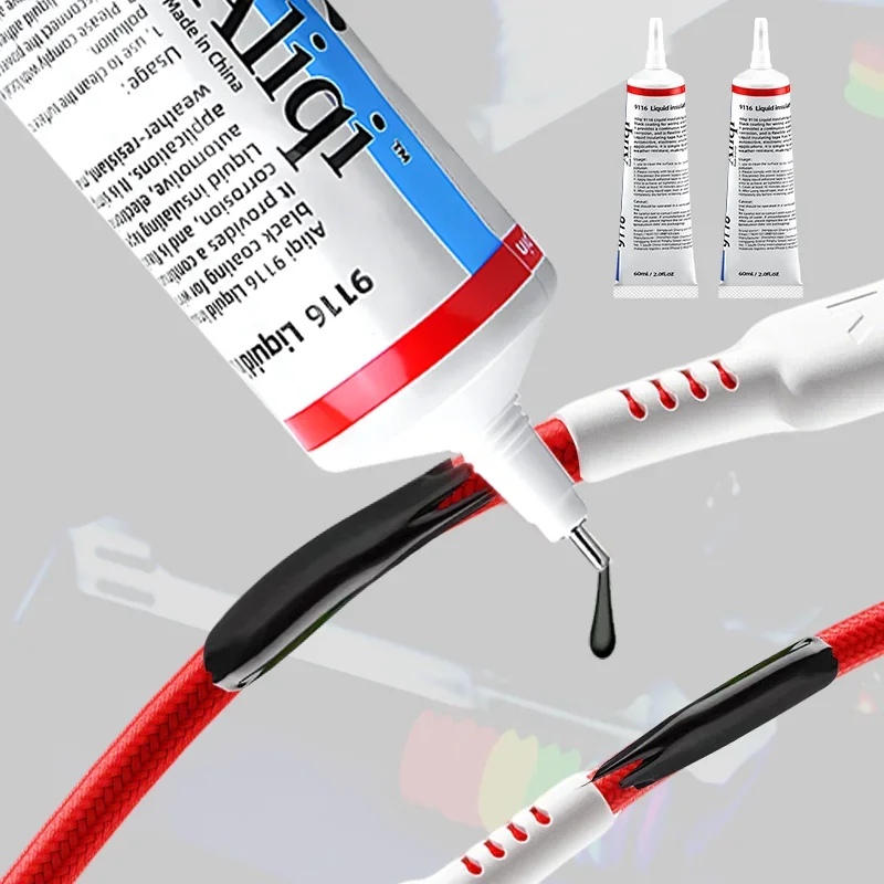 الشريط الكهربائي السائل مطاط مقاوم للماء سلك كابل عازل معطف الغراء العزل المواد اللاصقة السدادة المنزل إصلاح خط الغراء #3