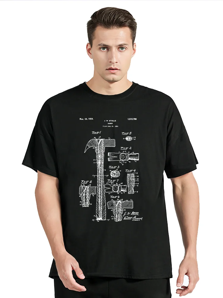 Handyman T Shirt Gift Men Cotton T-Shirt Gift Idea For Carpenter Woodwork Gift For Dad Gift Hip Hop Tees Tops Men Clothing