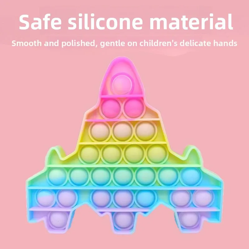 Macaron Pressure Relief Toy for Boys And Girls Intelligence Enhancement Finger Pressing Board Educational Toys European Origin