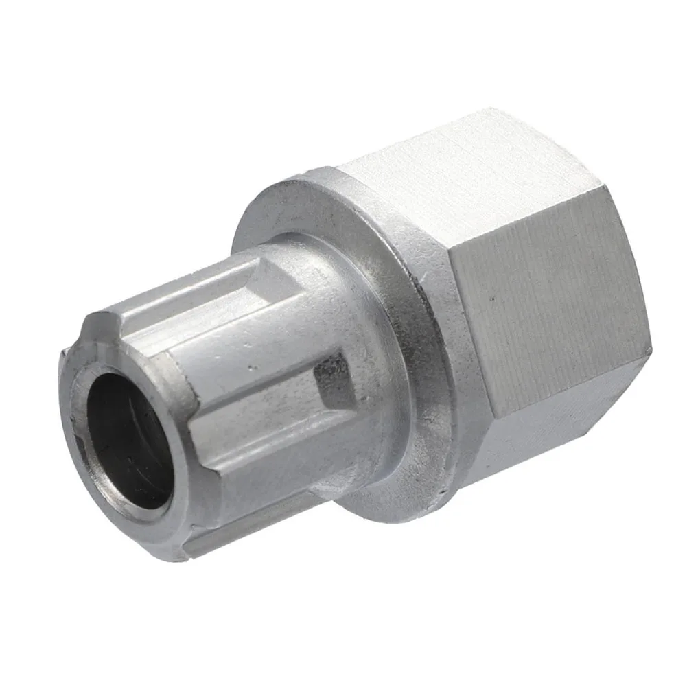 1PC Car Wheel Lock Lug Nut Anti Theft For Passat For Golf For Rabbit 6 Teeth Number51 Silver Tone Wheel Lock Lug Nut Auto Part