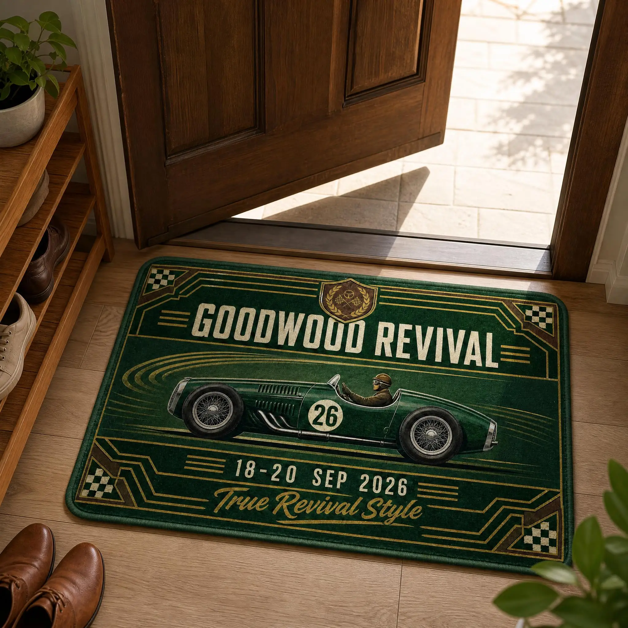 Goodwood Revival 2026 Floor Mat, Suitable For Decorating Living Rooms And Bedroom Entrances, A Unique Holiday Gift - view 5