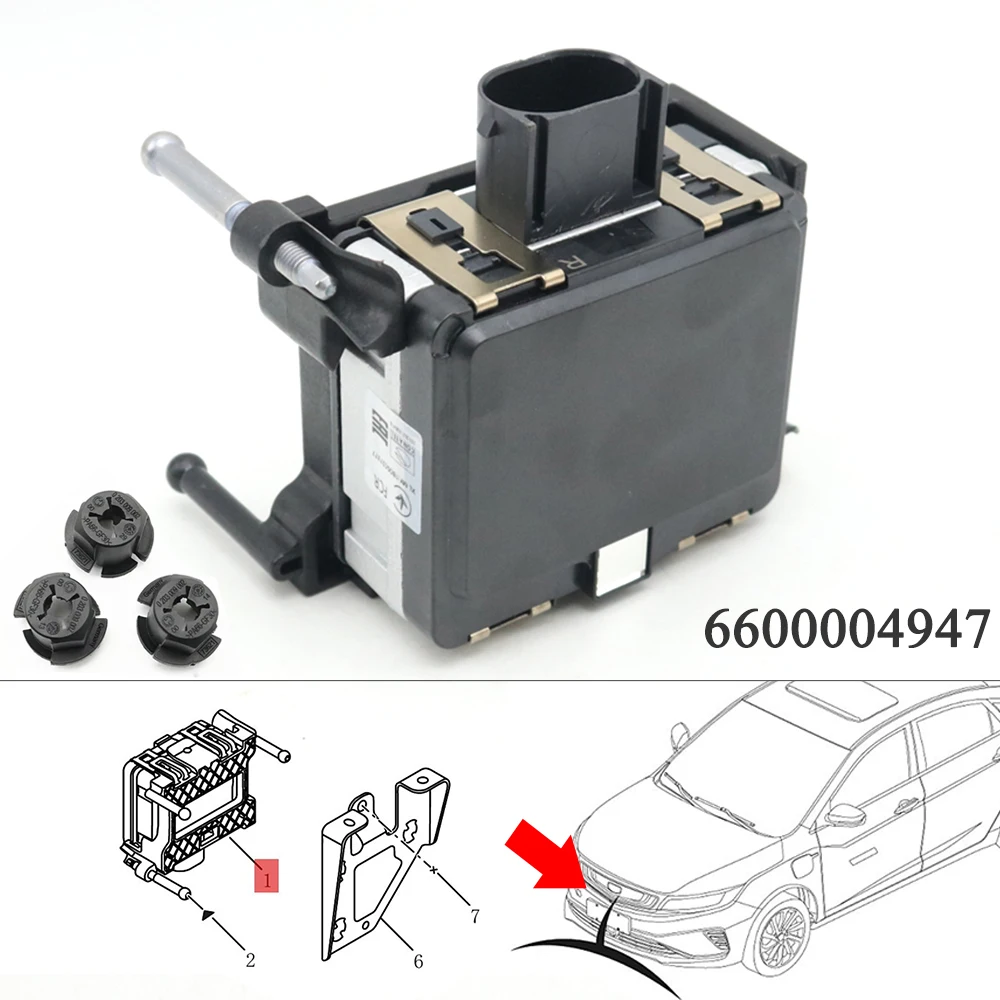 For Geely Atlas Pro Boyue Tugella FY11 Xingyue Front Cruise Control Microwave Distance Probe Radar Sensor Module 6600004947