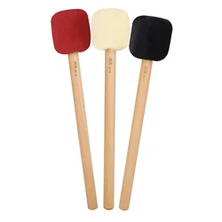 ﻿ IRIN Big Drum Mallet Singing Bowl Mallet Gong Mallet Beech Mallet for Singing Bowl Gong Stick Percussion Instrument Parts