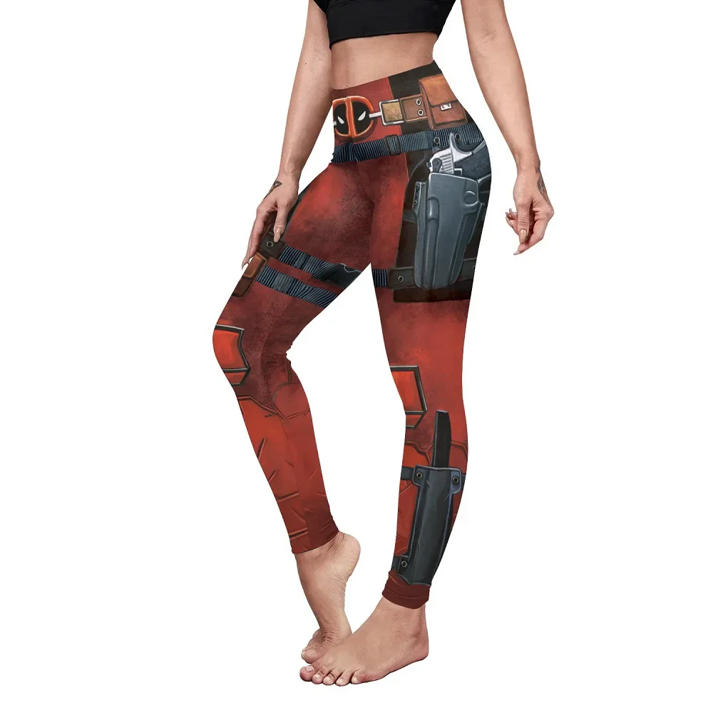 2024 New Movie Cosplay Legging Deadpool Printed Bottom Pants Leggings For Men Women Bottoms Female Legging Gothic Clothing