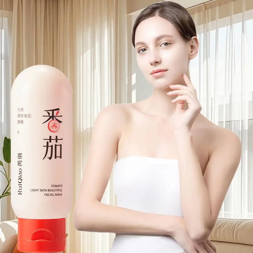 

New Tomato Sleeping Mask Beauty Face Moisturizing Skin Rejuvenation Firming Disposable No-wash Facial Mask for Face Care F2W2
