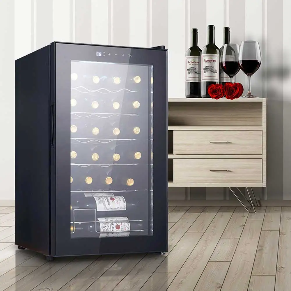 Armoire à vin à température constante 70l, refroidisseur de vin Intelligent, réfrigérateur électrique domestique pour boissons au thé, vitrine