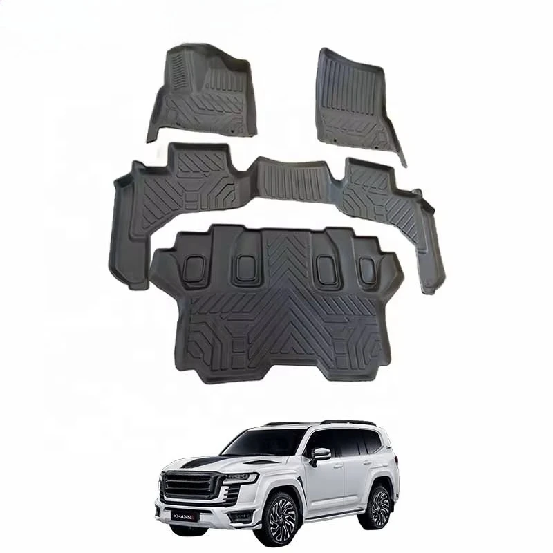 

Hot sale! 2025 Wholesale Price TPE Waterproof Heavy TPE 3D Car Floor Mats Use for LC300