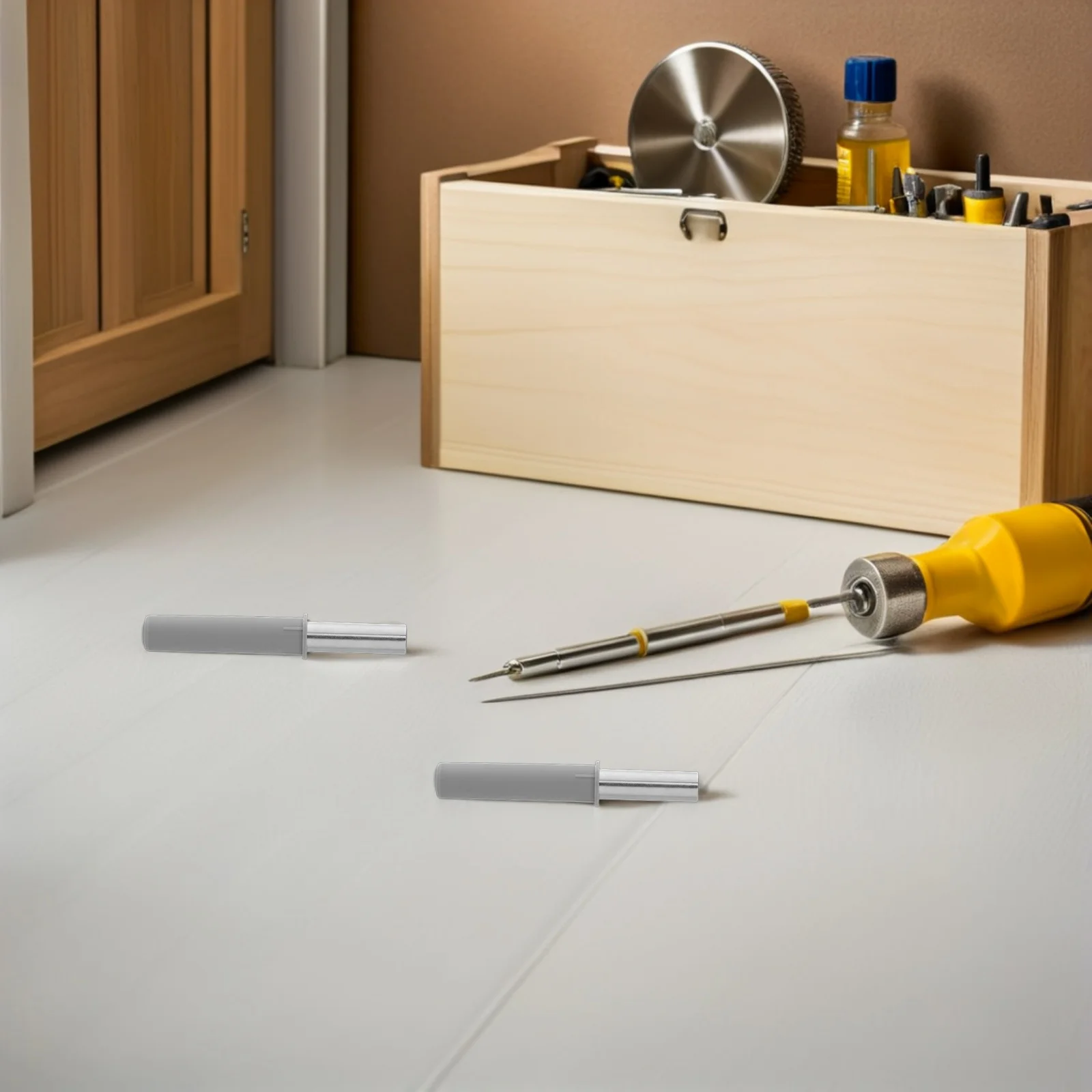 

6 pcs Soft Close Trash Can Damper Replacement Quiet Hydraulic Piston For Kitchen Cabinet Drawer Lid Slow Closing Mechanism