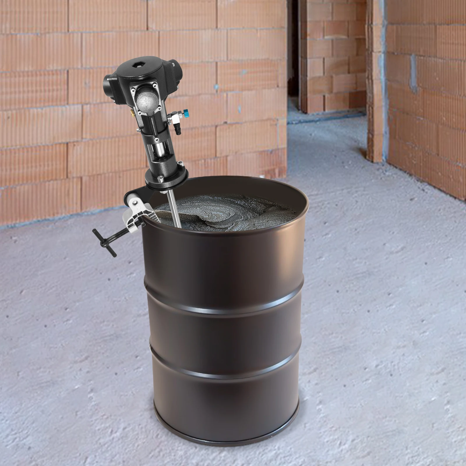 

НОВЫЙ высокоэффективный пневматический смеситель из нержавеющей стали, 1/2 л.с., 50 галлонов, бесступенчатое регулирование скорости для смешивания, разбавления, растворения