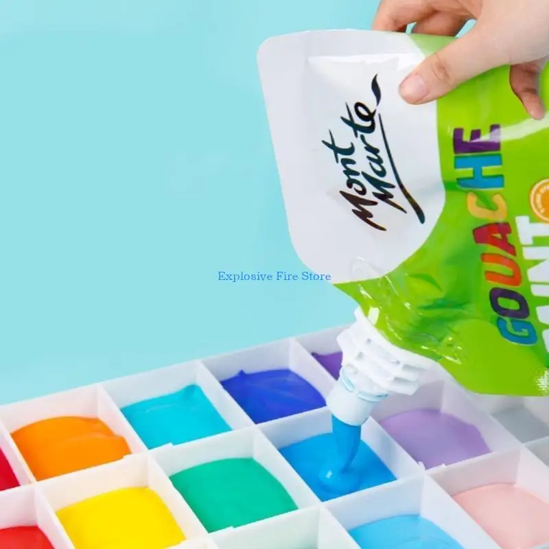 

C4DB 11 Colors Gouache Paint 100 мл мешочков в мешках акварель богатой пигмент, не токсичный