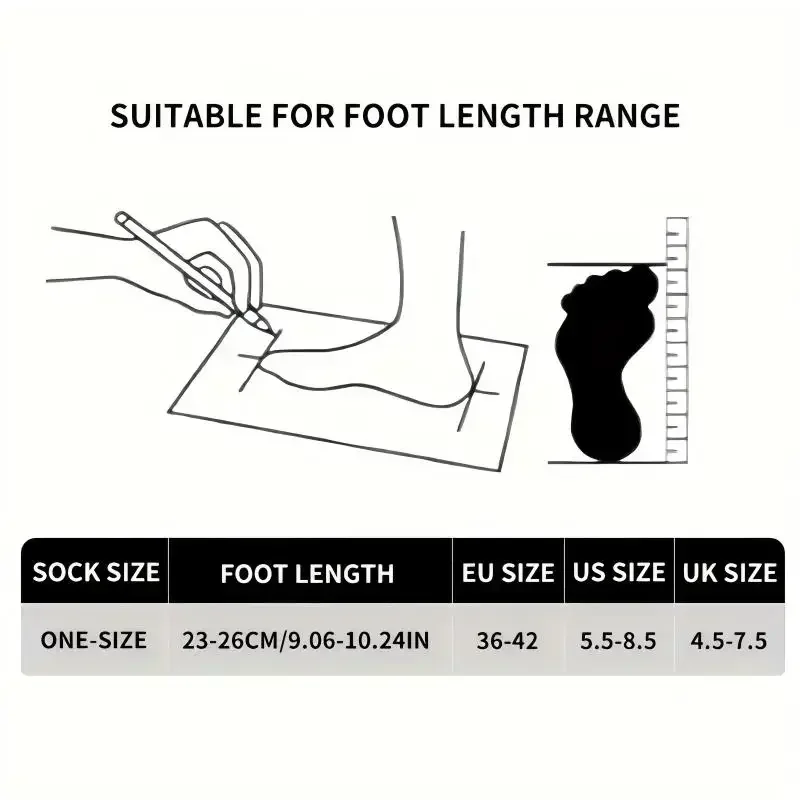 1/2/3 Pairs Weatherproof PU Leather Slipper Socks Waterproof Cloth Socks,Yoga Mats,Warm Sutumn&Winter Socks Men&Women\'s