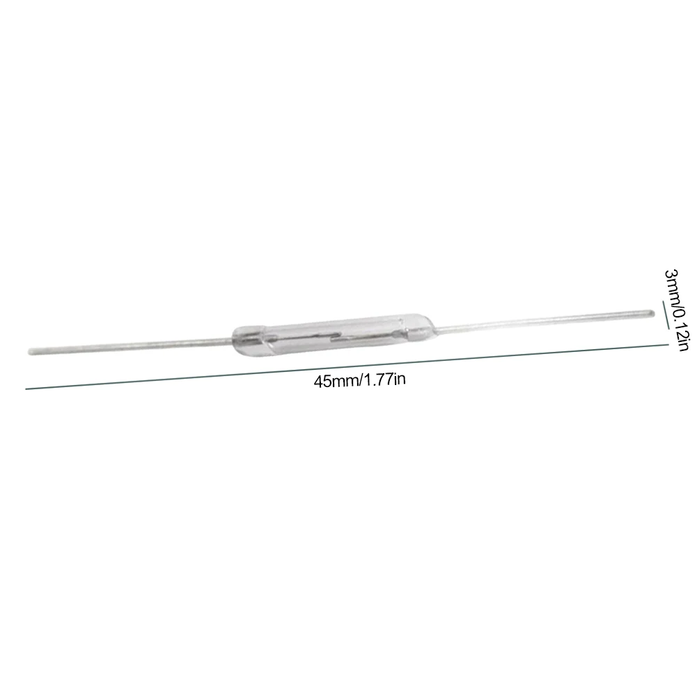 10–50 Stück normalerweise offener magnetischer Induktionsschalter, Vibrationswiderstand, elektronischer N/O-Schalter, 2 x 14 mm N/O-Reed-Schalter für Arduino