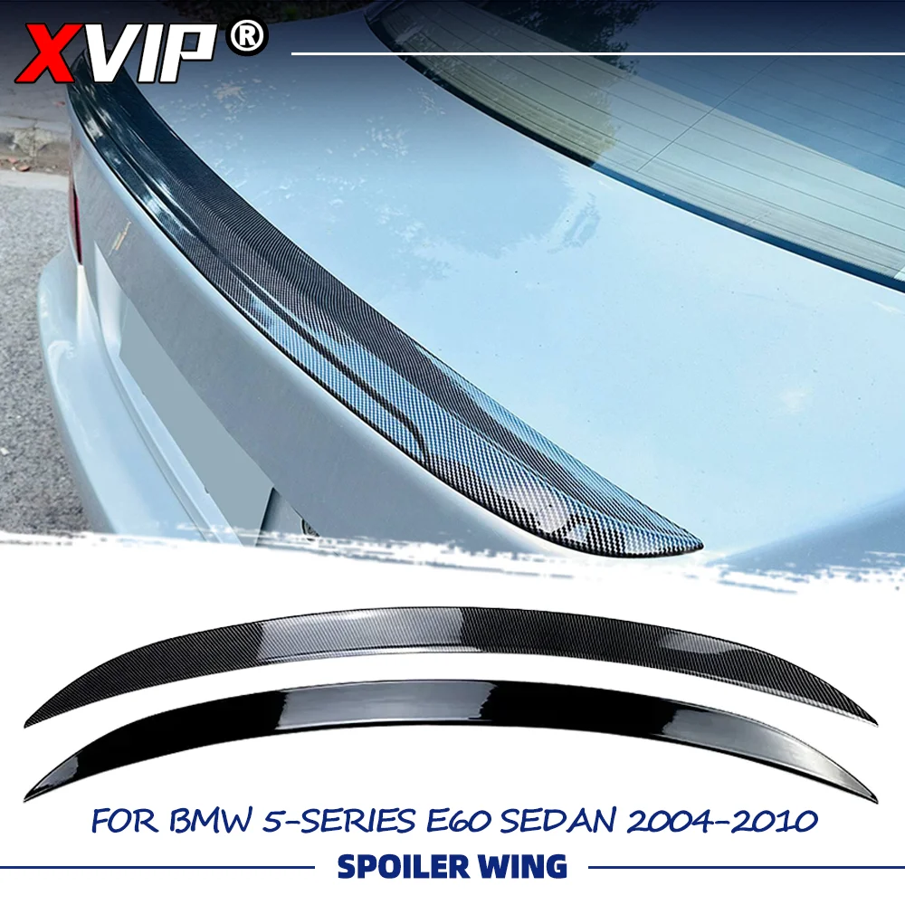 

Задний спойлер XVIP в стиле MP, глянцевый черный, с эффектом карбона, для BMW 5-й серии E60 Седан 2004-2010