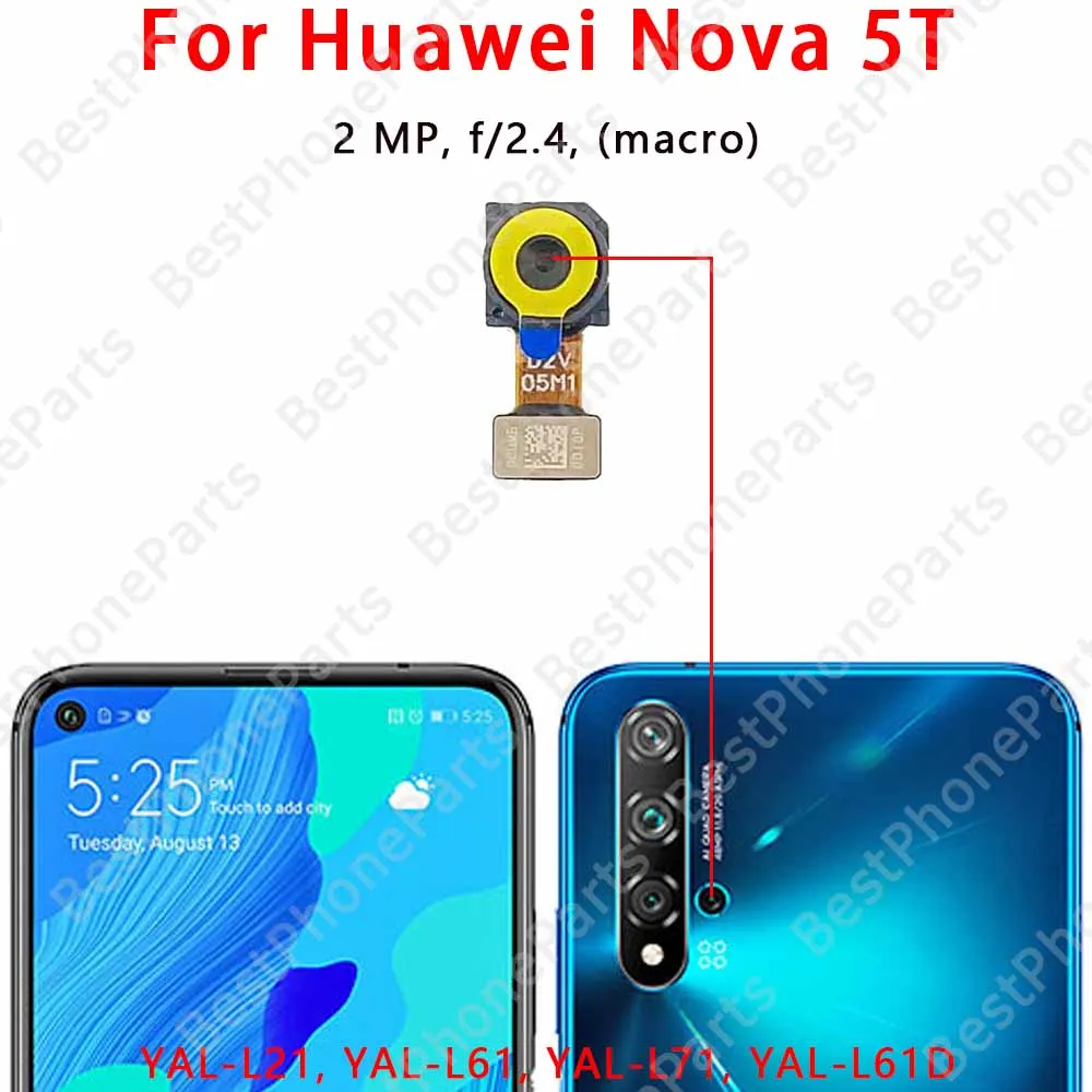 Front & Rear Camera Flex Cable for Huawei Nova 5T