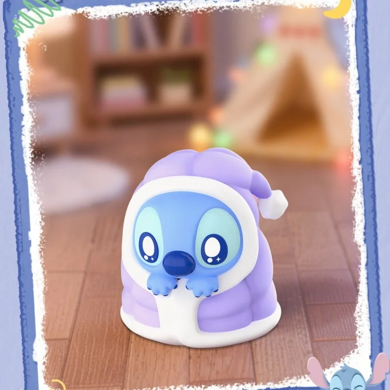 Magnet Kulkas Seri Stitch Lucu Asli Blind Box Figurine Meja Kerja Unik Hadiah Ulang Tahun Natal Tahun Baru