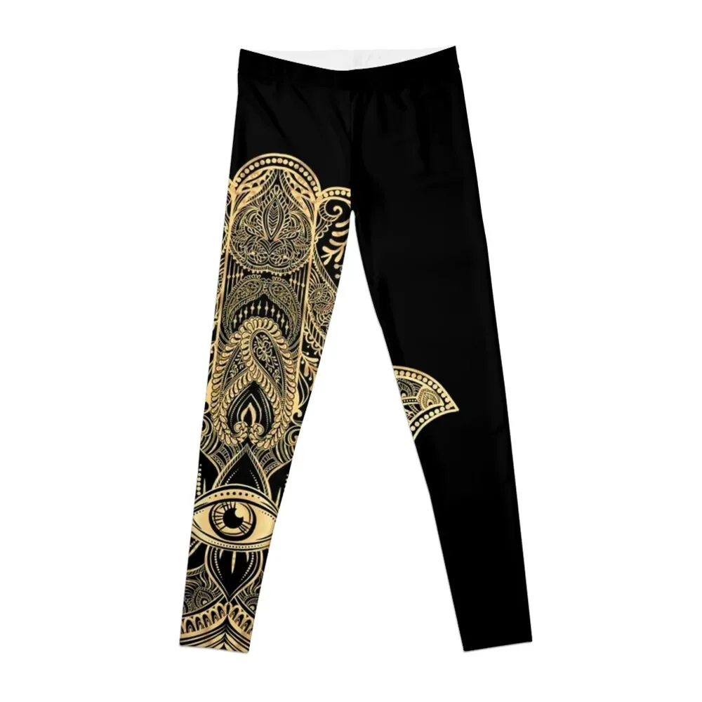 

Hamsa Eye in Hand Fatima Leggings Women's trousers push up tights for gym's sportswear Womens Leggings