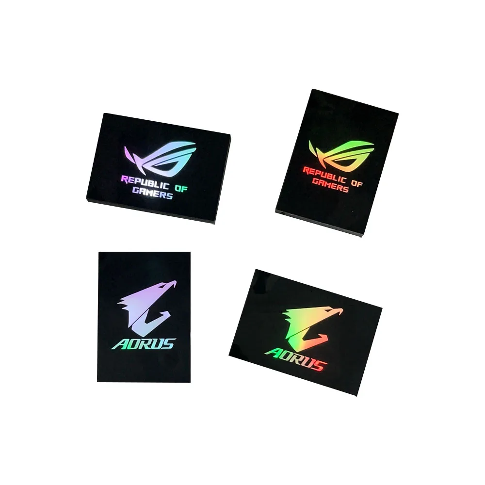 Magnetic ARGB Nameplate Lighting Panels,ROG SSD Backplate Gaming Cabinet Modify Lightboard AURA SYNC