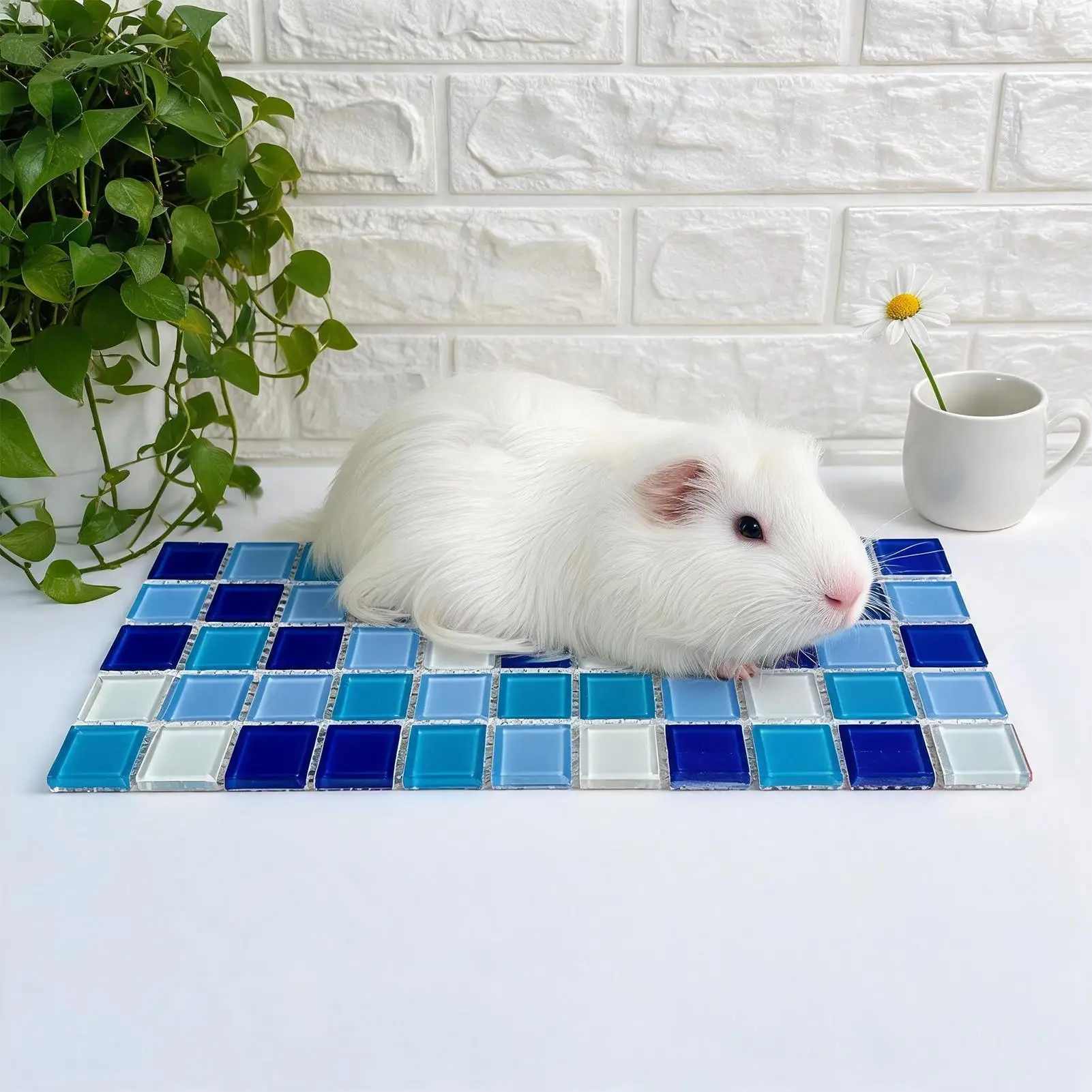 30cm Small Pet Summer Cooling Pad Cool Mat Resin Cooler Beds for Chinchilla Guinea Pig Hamster Accessories