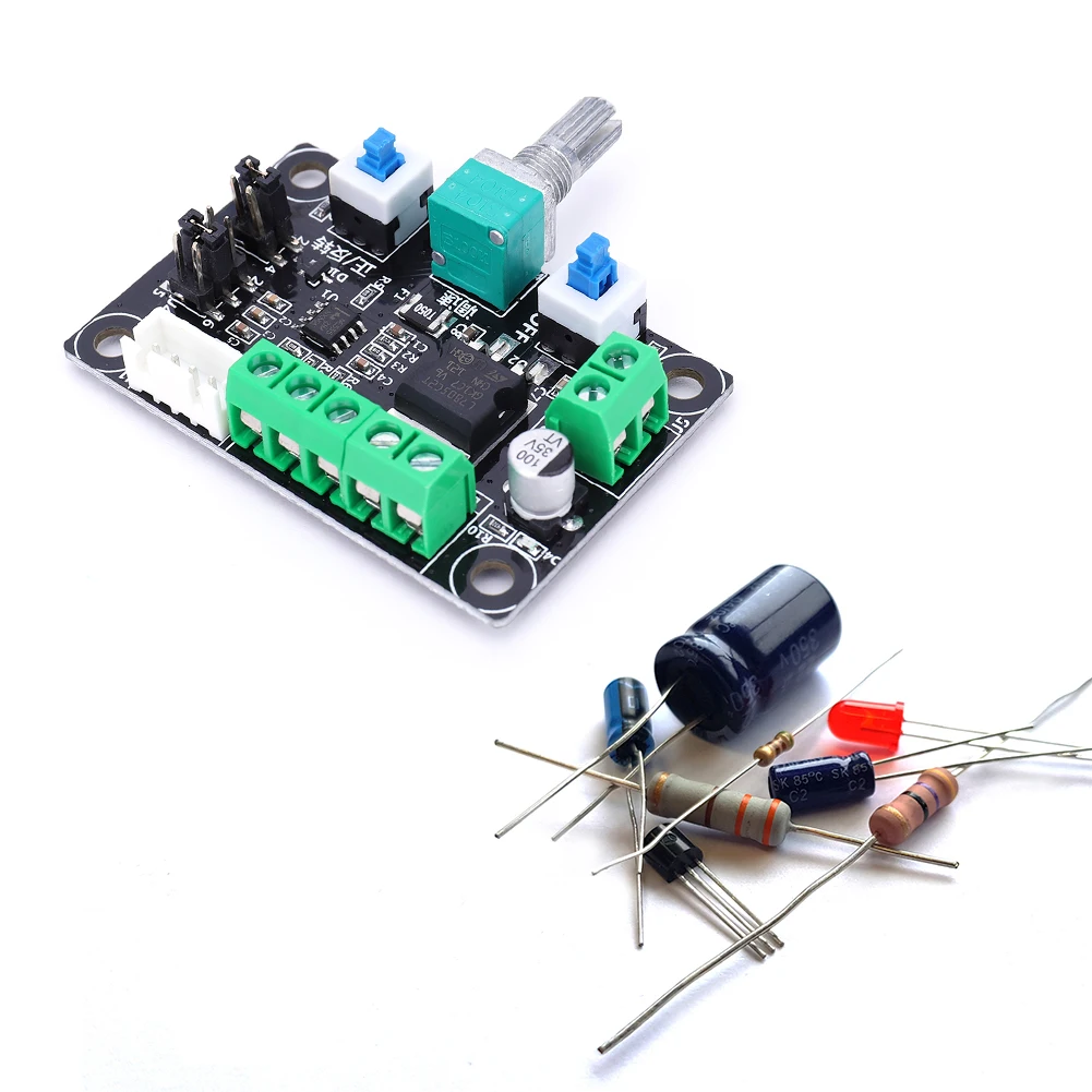 Stepper Motor Controller Board Positive Negative Rotation Control Signal Pulse Generation Module 12-24V Electronic Components