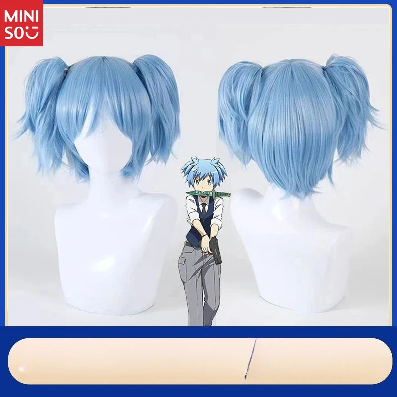 

COS парик убийство класс Chaotianzhu светло-голубые короткие волосы тигр зажим для рта аниме моделирование персонажей парик