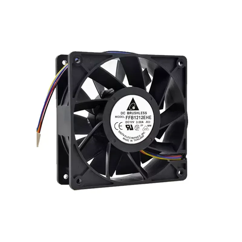 for Delta FFB1212EHE 12V 3.00A 12038 Tram Cooling Fan 12cm High Airflow Industrial Blower