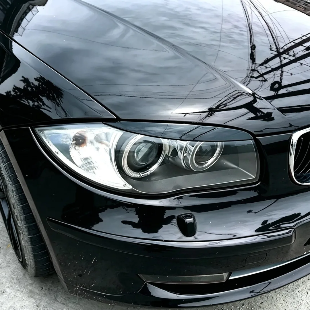 Frontscheinwerfer-Augenbrauenblende, Tuning-Zubehör, Karosserie-Kit-Erweiterung für BMW 1er Serie E81 E82 E87 E88 2004-2014 – Detail 5