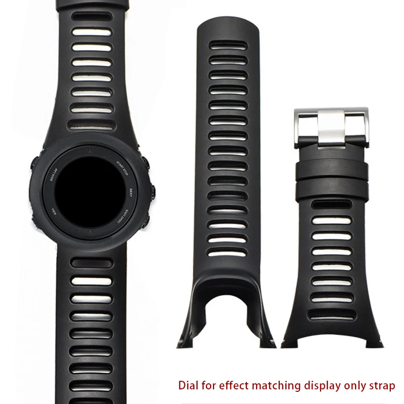 Accessoires de montre En Caoutchouc Silicone Bracelet Pour Suunto Ambit 3 Peak - Ambit 2 Boucle Bracelets de Caoutchouc Correa homme Montre Bracelet