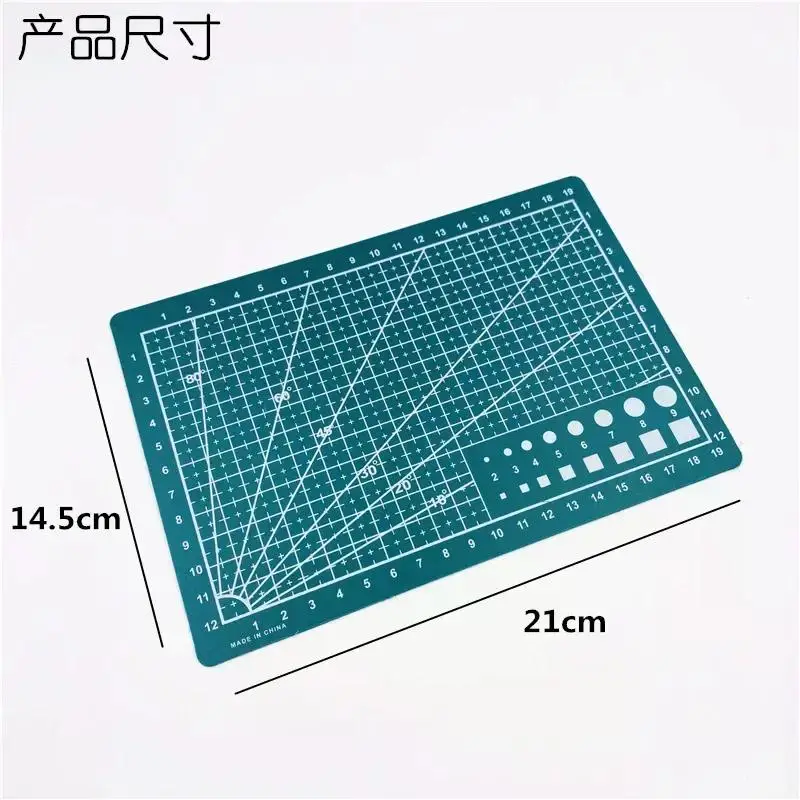 A4 A5 PVC Cutting Mat Workbench Patchwork Sewing Manual DIY Knife Engraving Leather Cutting Board Single Side Underlay