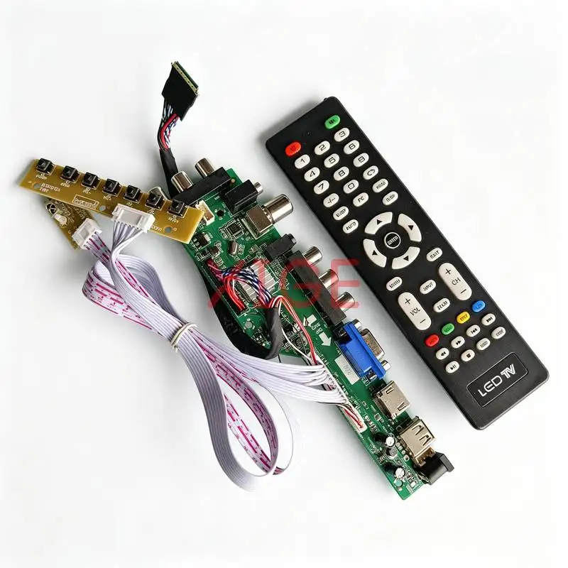 

For B140XW04 B140XW03 B140XW02 B140XW01 Controller Board Kit DIY HDMI/VGA/AV/USB/DVB Laptop Screen 1366x768 40-Pin LVDS 1366*768