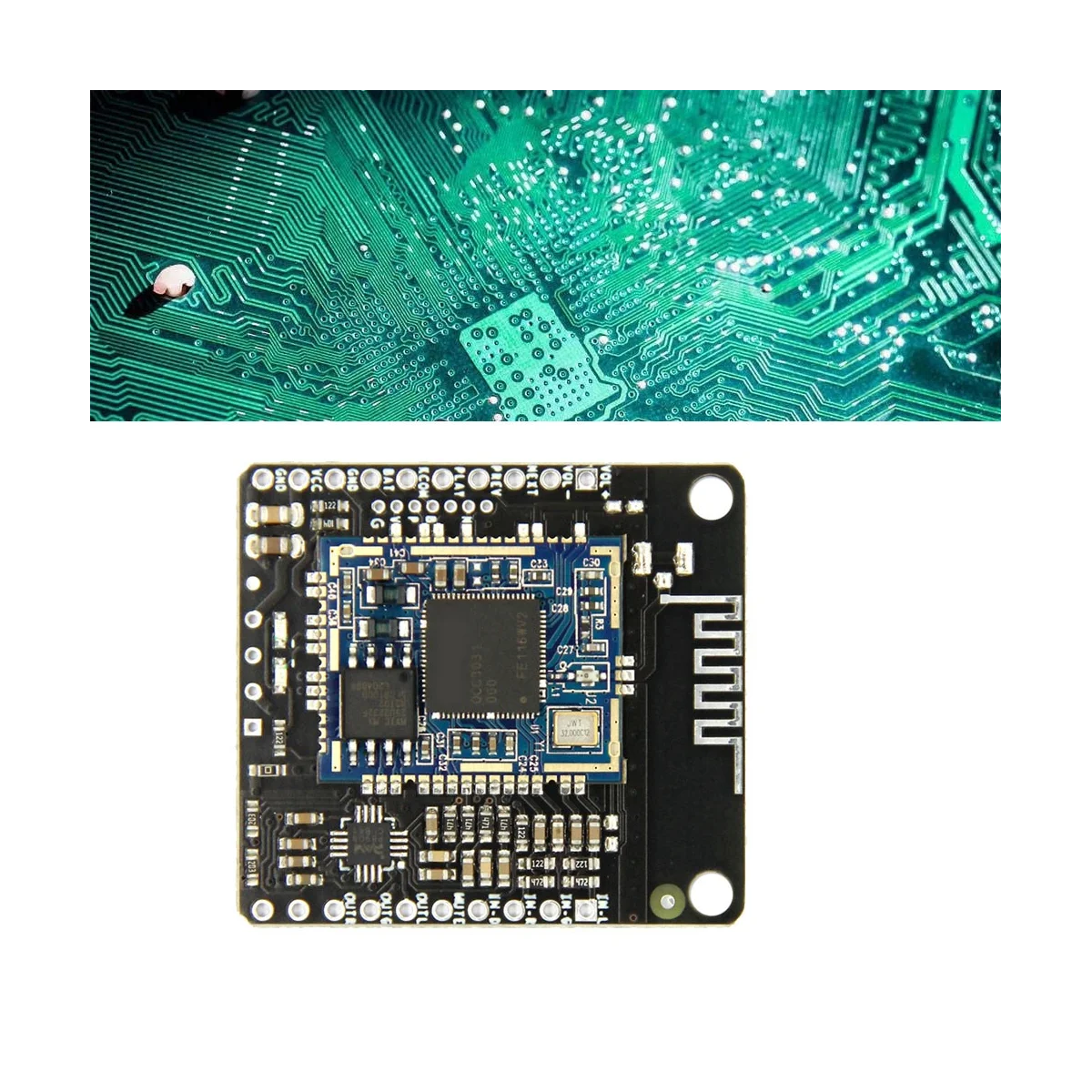 QCC3031 APTXHD Módulo Entrada de Áudio Line-In Lossless HiFi Bluetooth 5.0 Receiver Board para alto-falante com DC 4.5-5.5V