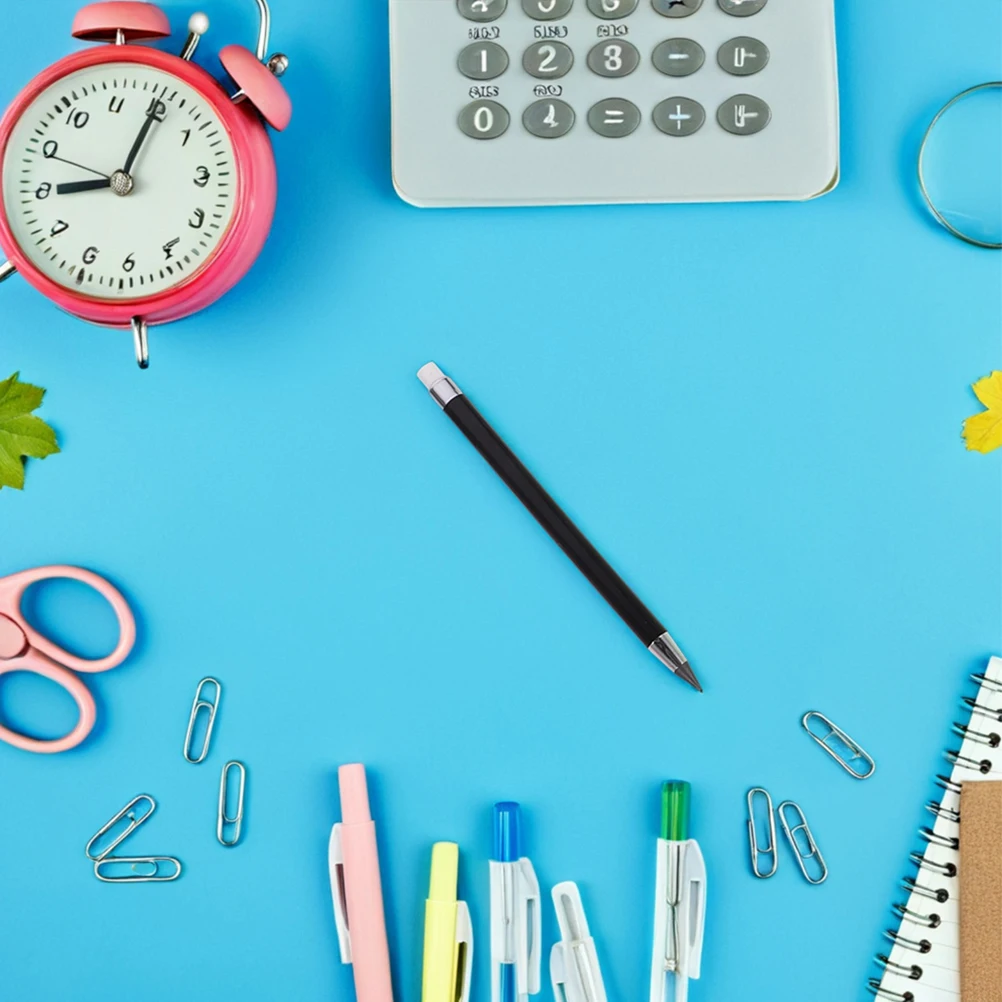 12pcs Pencils Bulk Erasable Inkless Eternal Colored Smooth Writing Long Lasting Portable Sturdy Kids School Office