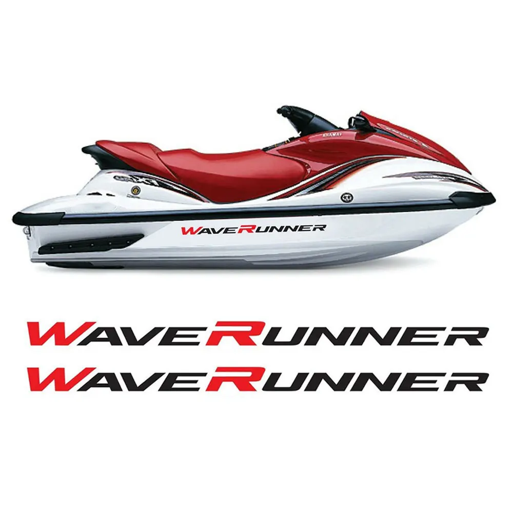 2X For YAMAHA WAVERUNNER HULL DECALS TRAILER STICKER FX VX FZR WAVE RUNNER GRAPHIC KIT