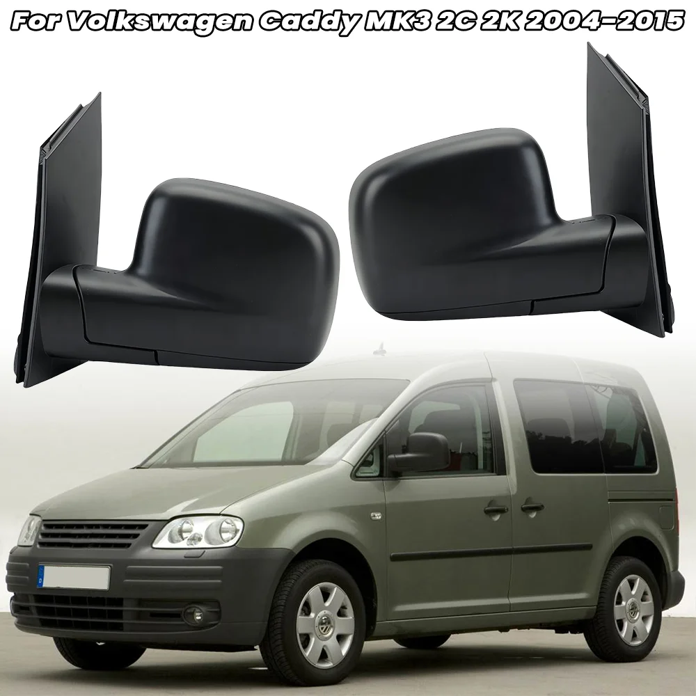 

5 Pins Door Side Mirror Assembly For Volkswagen Caddy MK3 2C 2K 2004-2015 Heated Manual Folding Rearview Mirror Car Accessories
