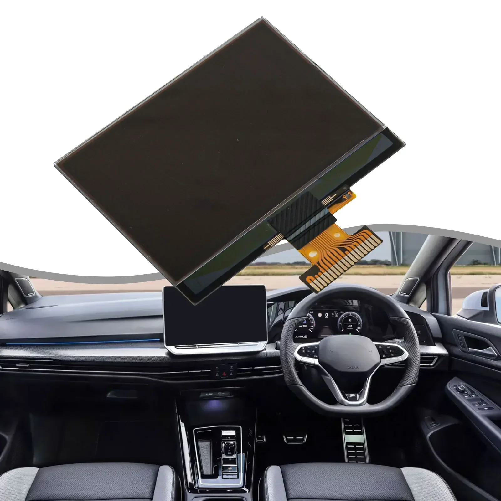 

​LCD Display Screen 1TD920862 1K0920861M For Golf V For Passat B6 For Jetta Mk5 For Eos For Scirocco For Seat For Skoda Black