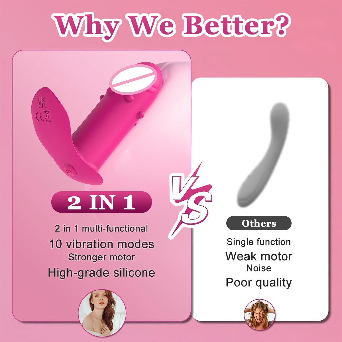 APP Wireless Control Dildo Vibrator Potężny stymulator łechtaczki G Spot Wear Mini Bullet Vagin Massager Zabawki erotyczne dla dorosłych dla kobiet