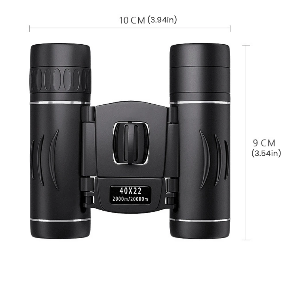 40x22 бинокль телескоп дальнего действия портативный бинокль HD мощный бинокль для наблюдения за птицами охота пеший туризм путешествия спорт