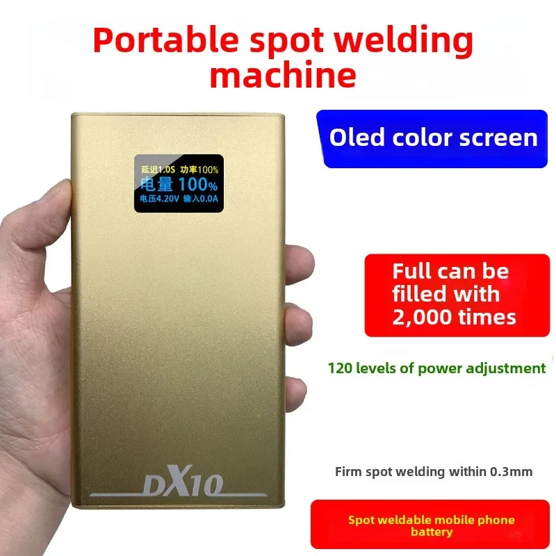 

Mini Portable Handheld Spot Welding Machine Touch Screen Miniature Precision Welder Compact Press Welders AA
