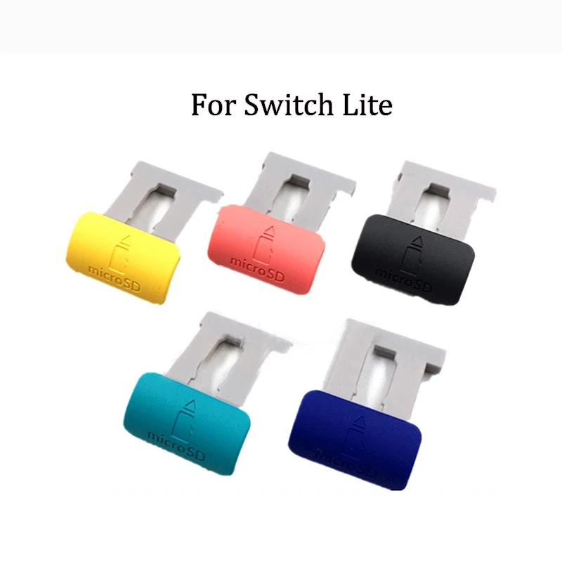 

100 PCS TF Card Slot Cover Memory Card Slot Dust Plug For Switch Lite Console Game Card Socket Slot Dust Plug Cover Replacement