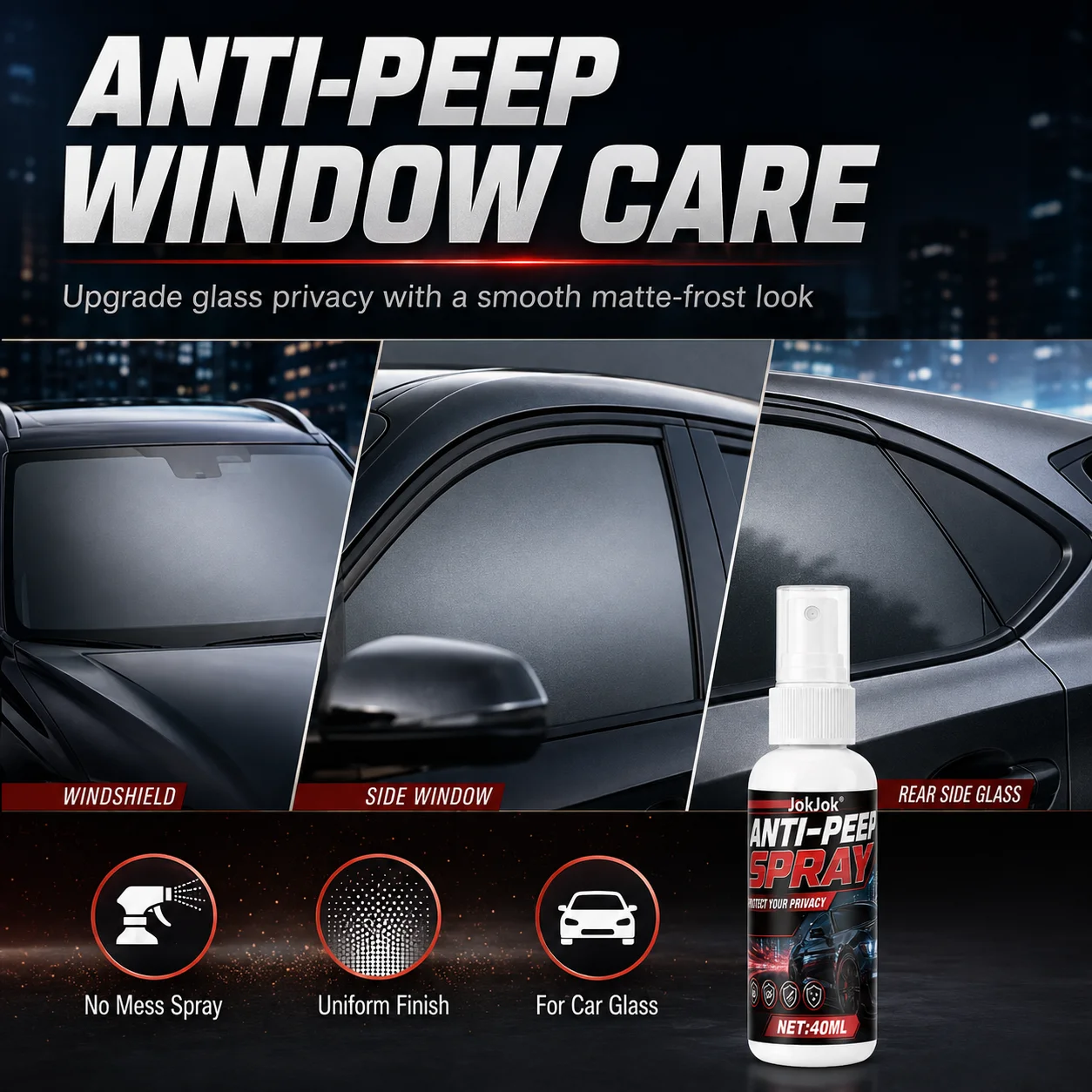 New One-way Anti-peeping Glass - Glass Protector Auto ulasan dan harga